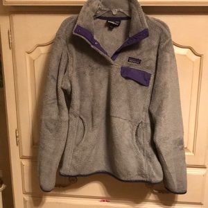 Patagonia pullover medium gray/purple